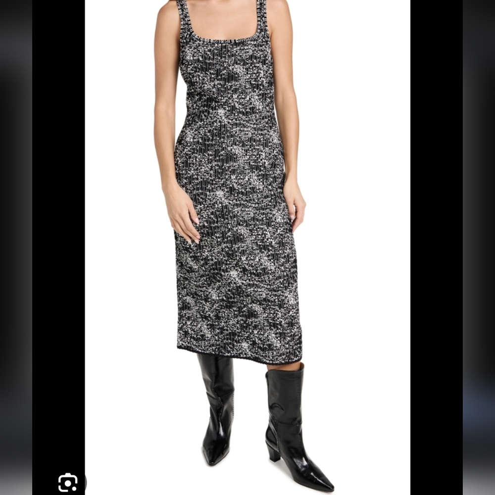 Proenza Schouler White Label Speckle Knit Midi Tank Dress (M)